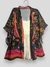 kimono estampado preto trocpical - comprar online
