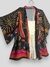 kimono estampado preto trocpical