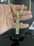 PINGENTE CRUCIFIXO CRAVEJADO - Banhado em ouro 18k