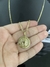 PINGENTE MEDALHA DE JESUS `tudo posso naquele que me fortalece` PEQUENO - Banhado em ouro 18k