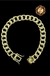 PULSEIRA ELLO PITBUL (10mm) - 18g - 21cm Banhado em ouro 18k na internet