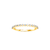 Anel Ouro Amarelo 18k e 26 pontos de Diamantes