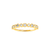 Anel Ouro Amarelo 18k e 29 pontos de Diamantes