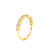 Anel Ouro Amarelo 18k e 29 pontos de Diamantes - comprar online