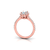 Anel de Ouro Rosé 18k Topázios Oval e Diamantes - comprar online