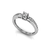 Annabelle - Anel de Noivado Ouro Branco 18K com Diamantes na internet