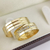 Alianças de Casamento em Ouro 18k Reta 6mm e Diamantes na internet
