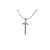 Pingente Crucifixo Ouro Branco 18k e Diamantes - comprar online