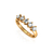 Meia Aliança Helô 0.50 Ct de Diamantes Ouro Amarelo 18k - comprar online