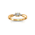 Anel Ouro Amarelo 18k e 16 Pontos de Diamantes - Lights - comprar online