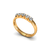 Meia Aliança 50 Pontos de Diamantes em Ouro Amarelo 18k - Sandy - comprar online