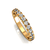 Meia Aliança 33 pontos de Diamantes em Ouro Amarelo 18k - Atlântis na internet
