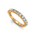 Meia Aliança 1 Quilate de Diamantes em Ouro Amarelo 18k - Paradise - comprar online