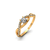 Promise Anel Ouro Amarelo e 38 Pontos de Diamantes - comprar online