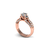Red Carpet - Anel de Ouro Rosé 18k e Diamantes - 1 Quilate - comprar online