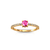 Shine - Anel com Safira Rosa | Ouro Amarelo 18k - comprar online