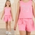 Conjunto Infantil Rosa Princesa Mon Sucre