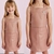 Conjunto Infantil Nude Couro Petit Cherie - comprar online