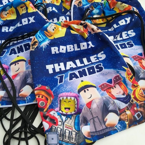 Estojo Necessaire Personalizado Aniversário Roblox Boy Girls