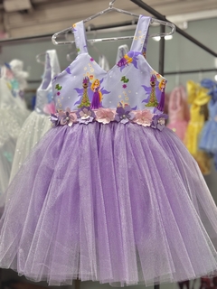 Vestido Alcinha Rapunzel