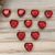 Engrampado Coração Vermelho - 10mm (10 Unidades)