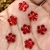 Aplique Mini Flor Vermelha (10mm) - 5 Gramas