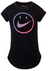 REMERA M-C ALGODON NIÑO SMILE SCOOP NEGRO (A01646)