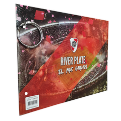 Carpeta Escolar Numero 5 Dibujo + 2 Anillos - River Plate CAR404