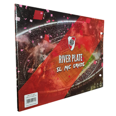 Carpeta Escolar Numero 5 Dibujo + 2 Anillos - River Plate CAR404 - comprar online