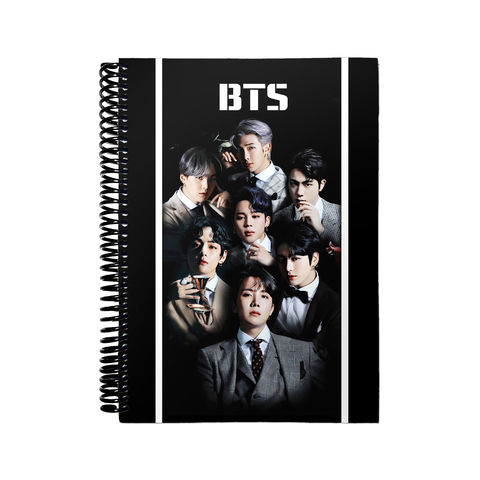 Libreta Anotador A6 Lisa - BTS K-pop LIB42