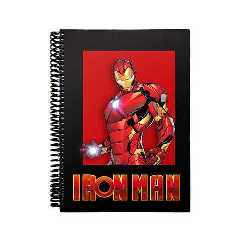 Libreta Anotador A6 Lisa - Iron Man LIB66