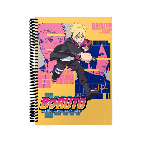 Libreta Anotador A6 Lisa - Boruto LIB85