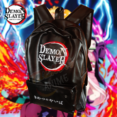 Mochila de Eco Cuero Demon Slayer Logo