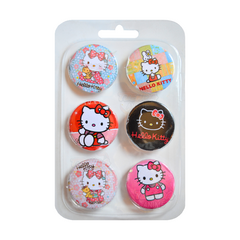 Pack De 6 Pins Prendedores Hello Kitty - comprar online