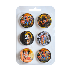 Pack De 6 Pins Prendedores - One Piece en internet