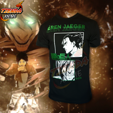 Remera Eren Jaeger- Ataque de Titanes