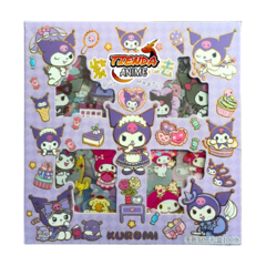 96 Planchas Stickers Kuromi / Melody / Cinnamoroll- Onegai My Melody