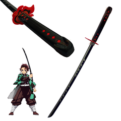 Conjunto de katana Tanjiro Kamanado V2, Kimetsu no Yaiba ⚔️ Loja