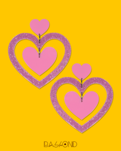 powerpuff heart - pastel pink