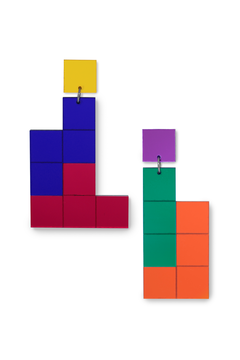 Imagem do brincos tetris
