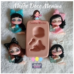 Molde silicone Doce menina Sandra moldes rev. autorizado - comprar online