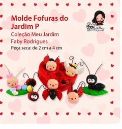 Molde Fofuras do Jardim P Faby Rodrigues