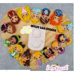 Molde Silicone Boneca Saia Rodada Arte da Cris revendedor autorizado - loja online