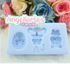 Molde Bichinhos 10 - Angellartes (Angela Jesus) - comprar online