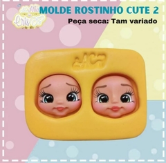 MOLDE ROSTINHO CUTE 2 arte da Cris