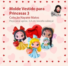 Molde Vestido Para Princesas - Nayane Matos Faby Rodrigues