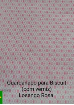 Guardanapo de Papel Decoupage losango Rosa (P. Biscuit) - Gurdanapos