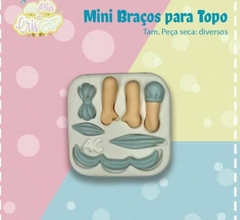 MOLDE MINI BRAÇOS PARA TOPO ARTE DA CRIS -