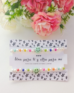 Pack Pulseras Happy - comprar online