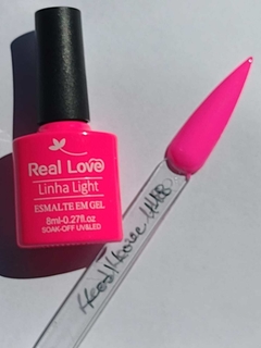 Esmalte Em Gel Uv/led Soak-Off Linha Lgiht 8ML - Real Love